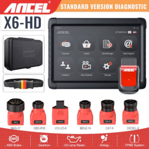 ANCEL X6 HD Diagnostikverktyg för lastbilar och tunga fordon