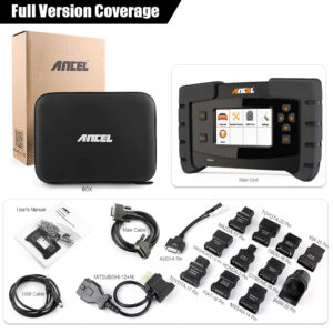 ANCEL FX6000 Diagnostikverktyg för alla system + adapter