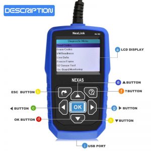 NEXAS NL102 + Plus felkodsläsare för lastbilar