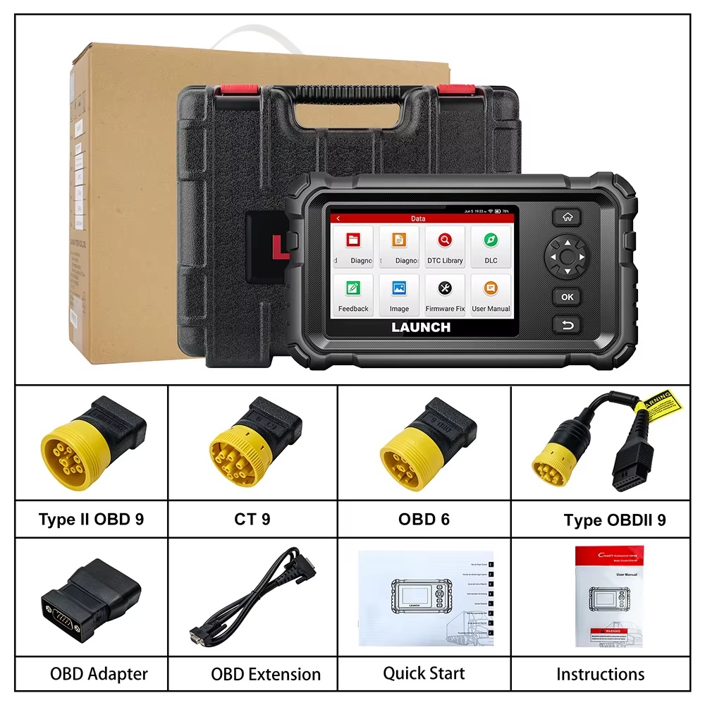 CRP129 HD_1 Launch X431 CRP129 HD diagnostikverktyg