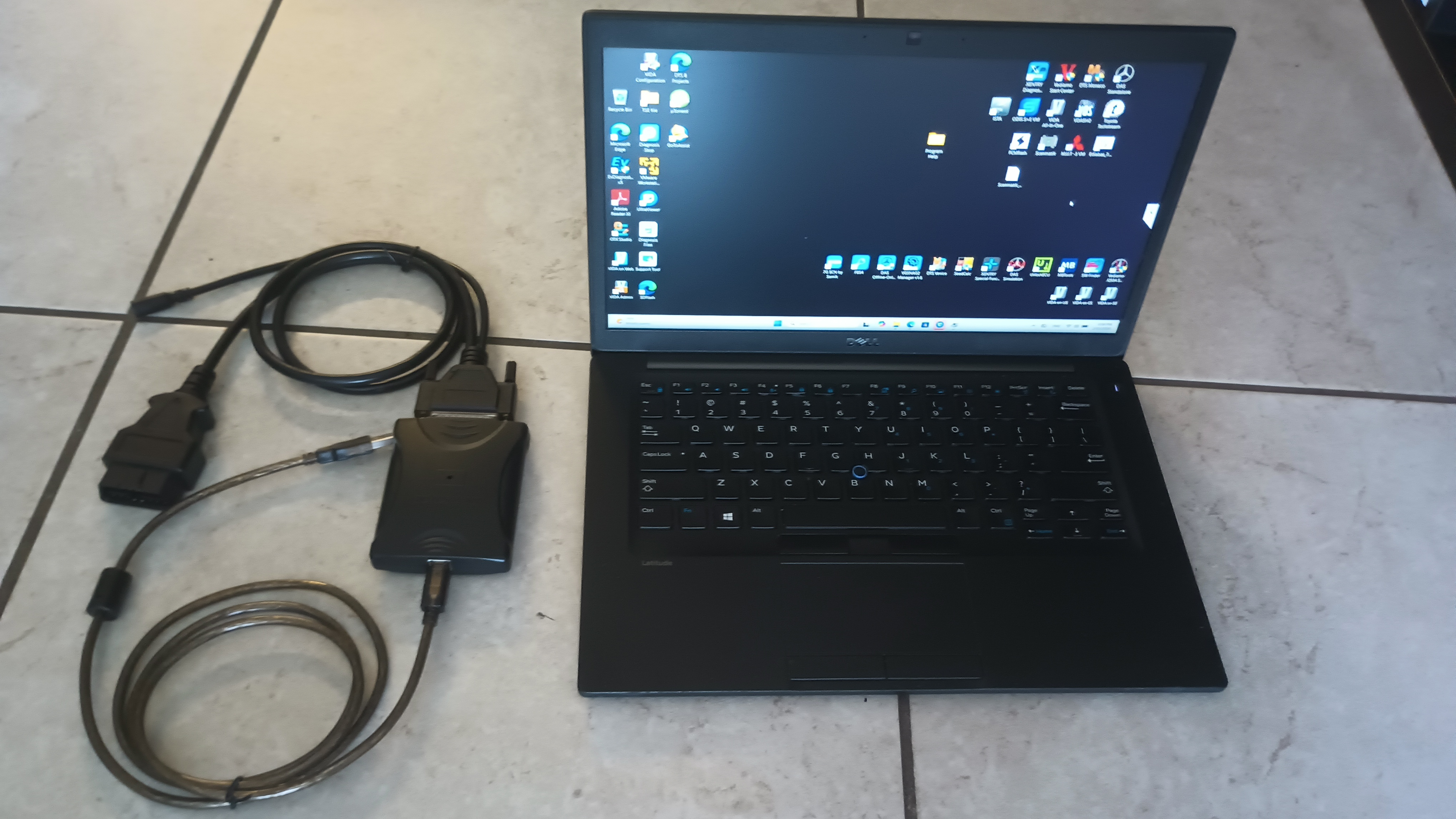 Scanmatik multimärke diagnostikverktyg och programmerare + laptop